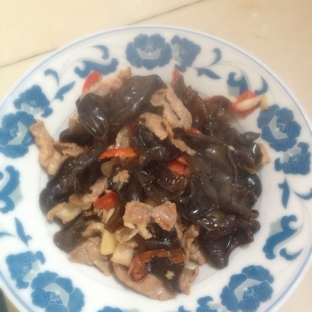 木耳炒肉片