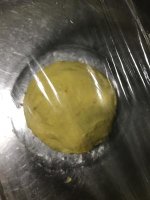 南瓜芋泥麻薯包的做法 步骤2