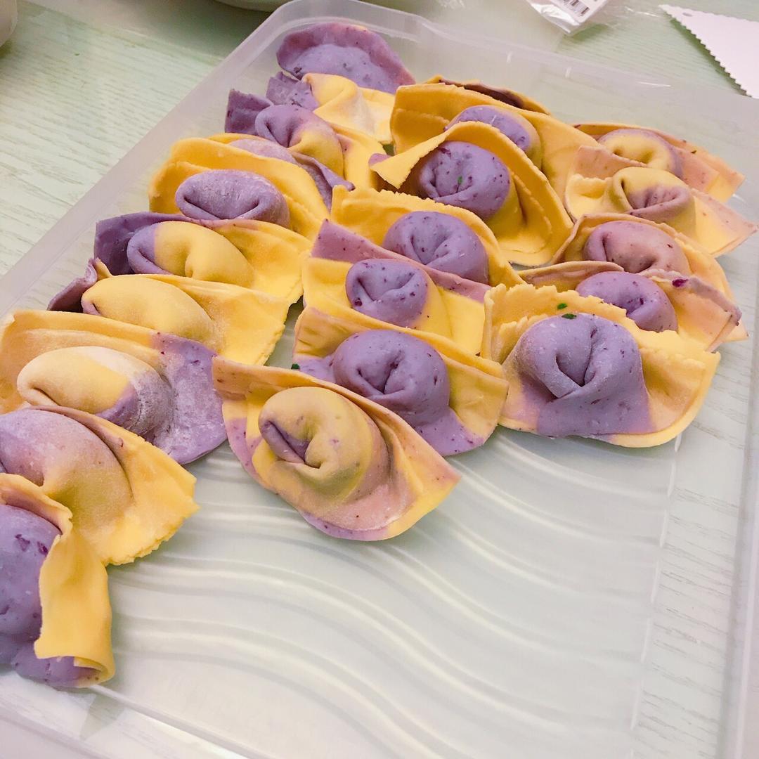四彩彩色馄饨(饺子皮)