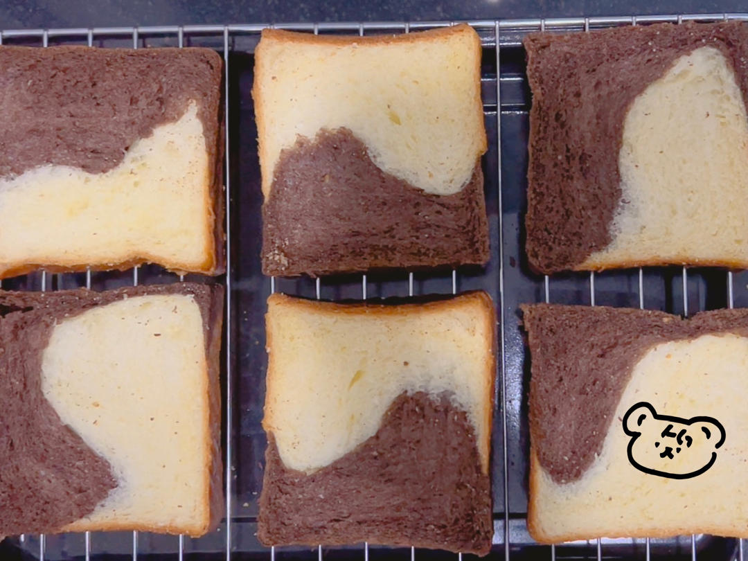 可可双色吐司