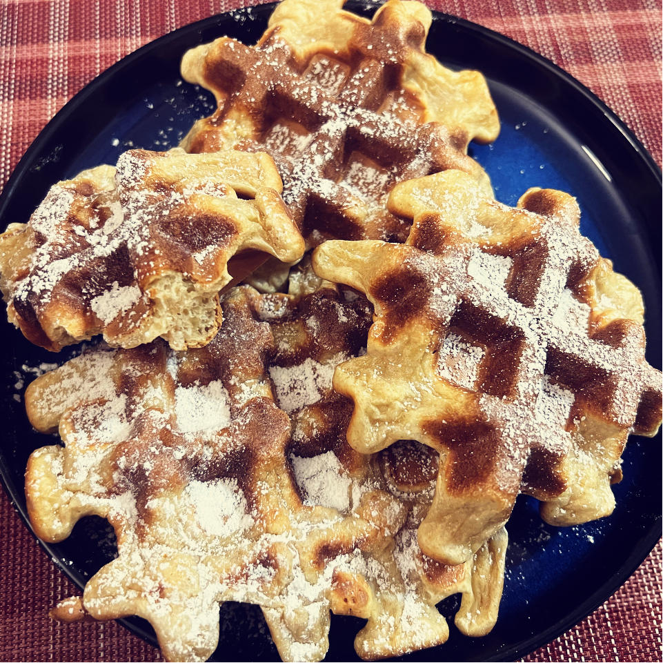 拒绝泡打粉的华夫饼方子