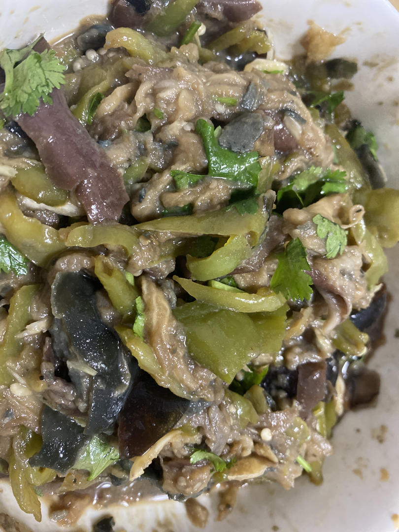 超下饭擂茄子辣椒松花蛋