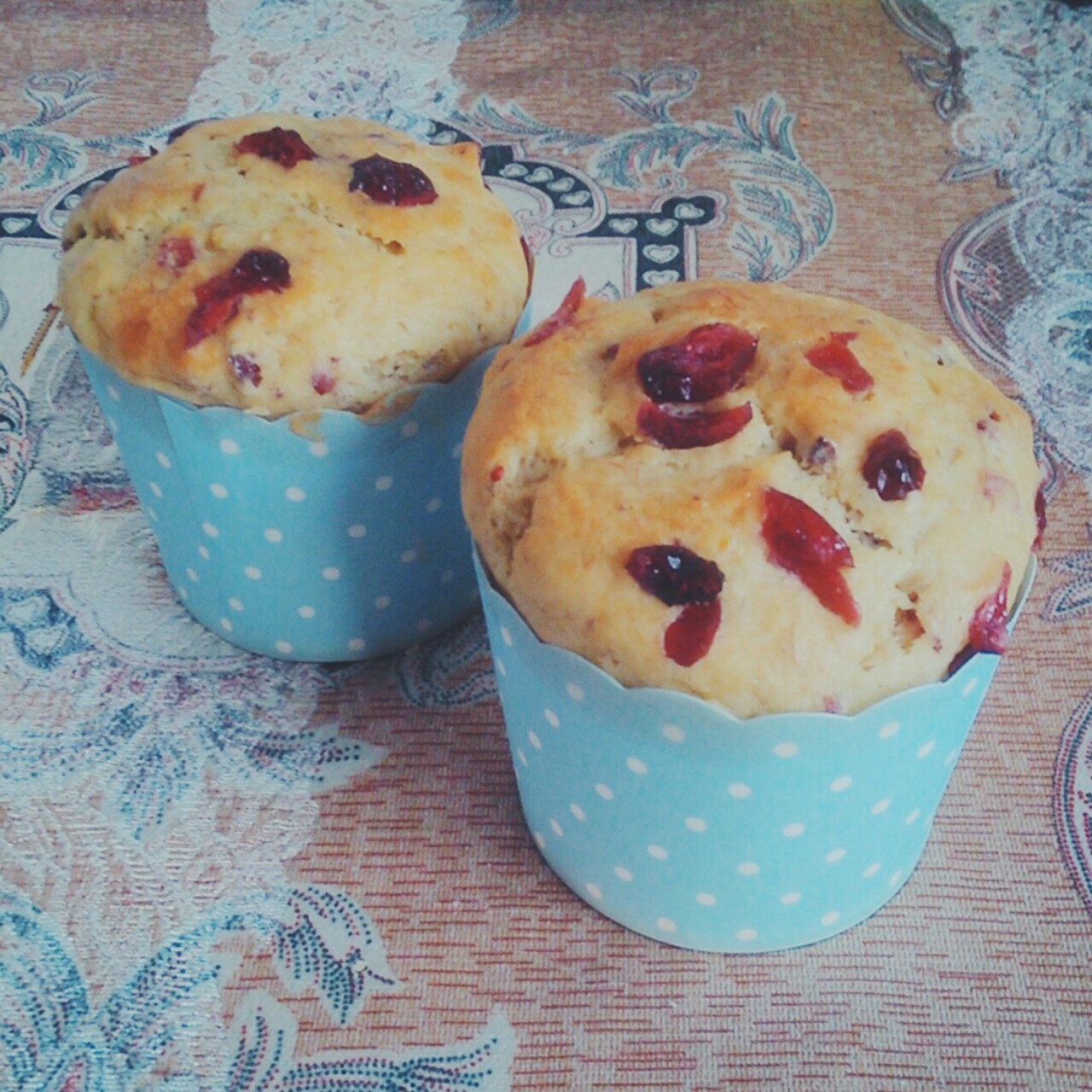 少女心的香蕉蔓越莓玛芬