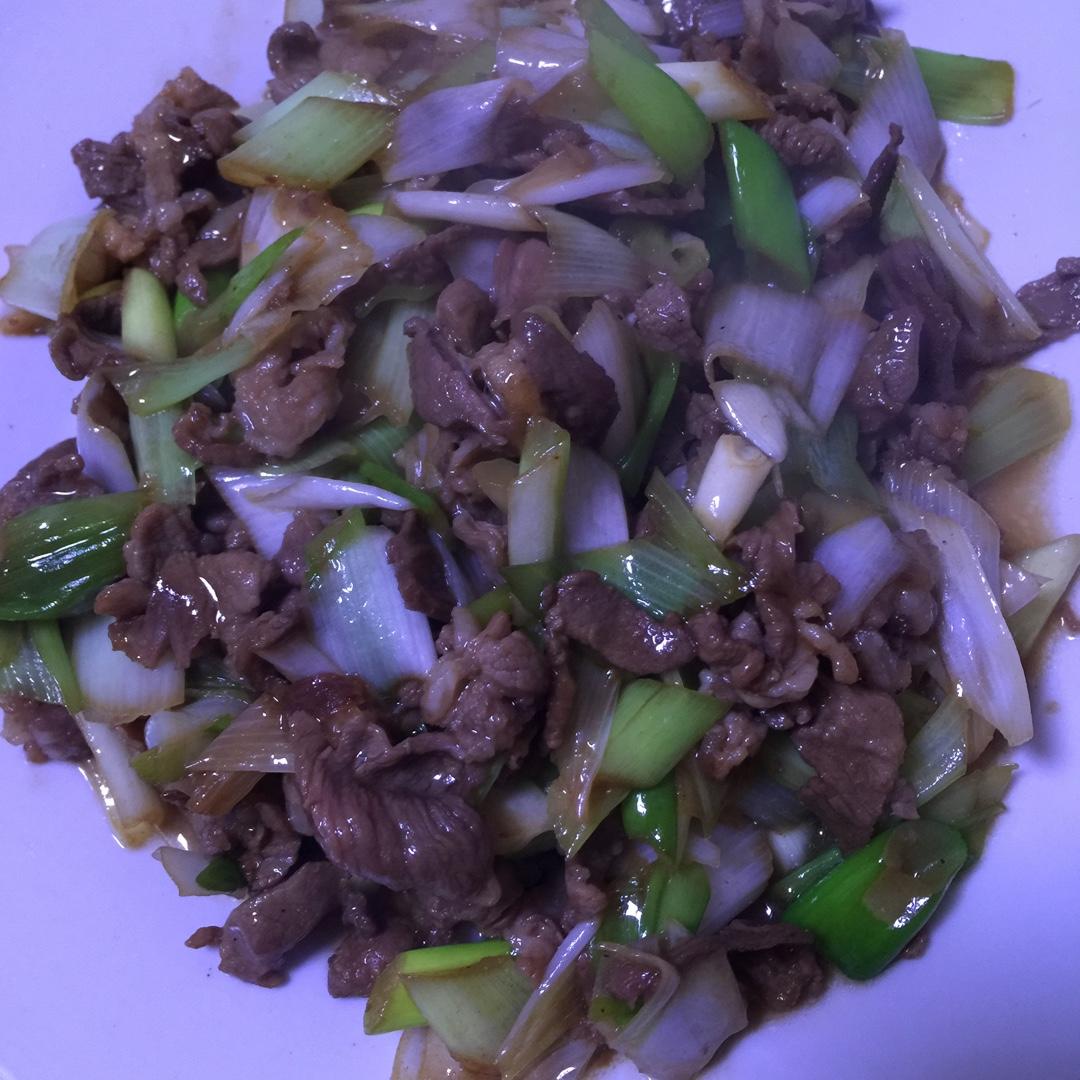 葱爆肉