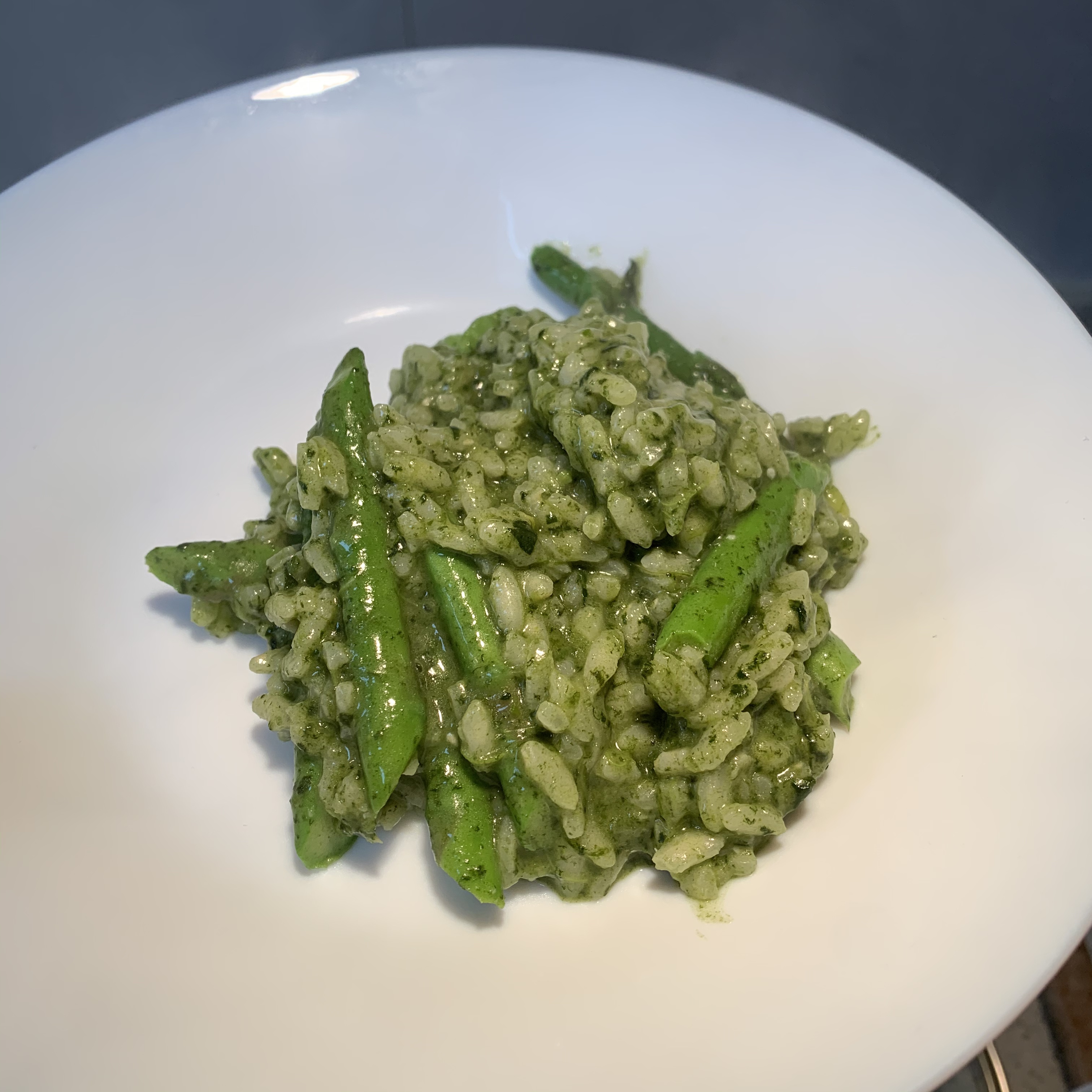 Risotto-芦笋菠菜烩饭的做法