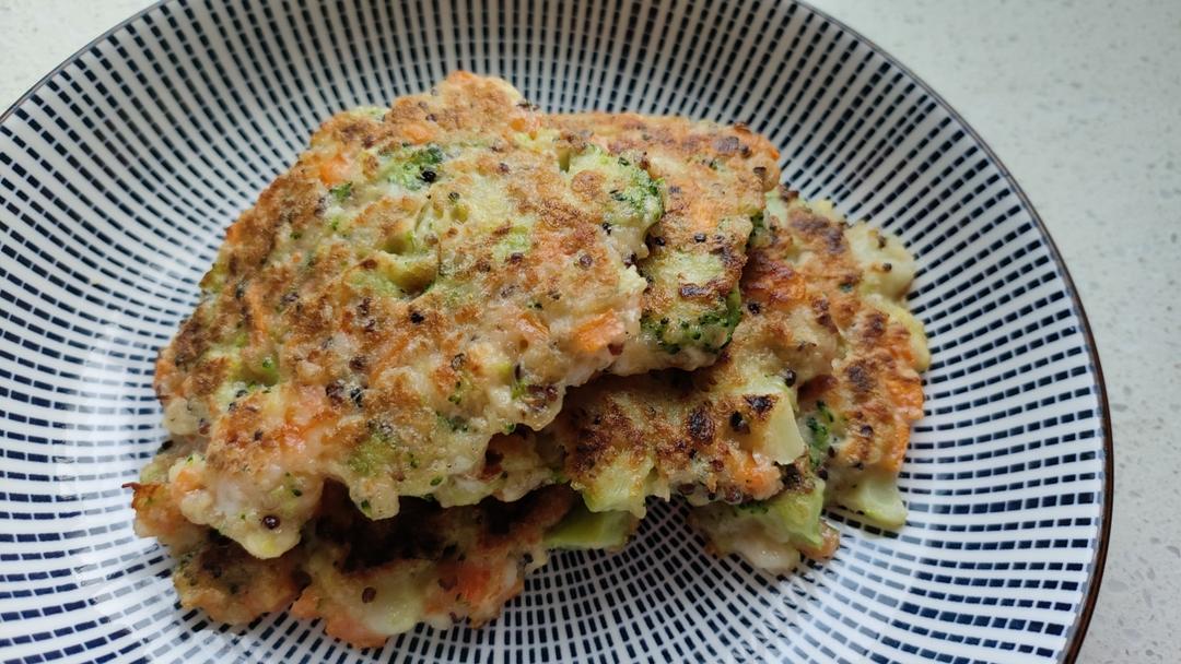 藜麦虾仁饼