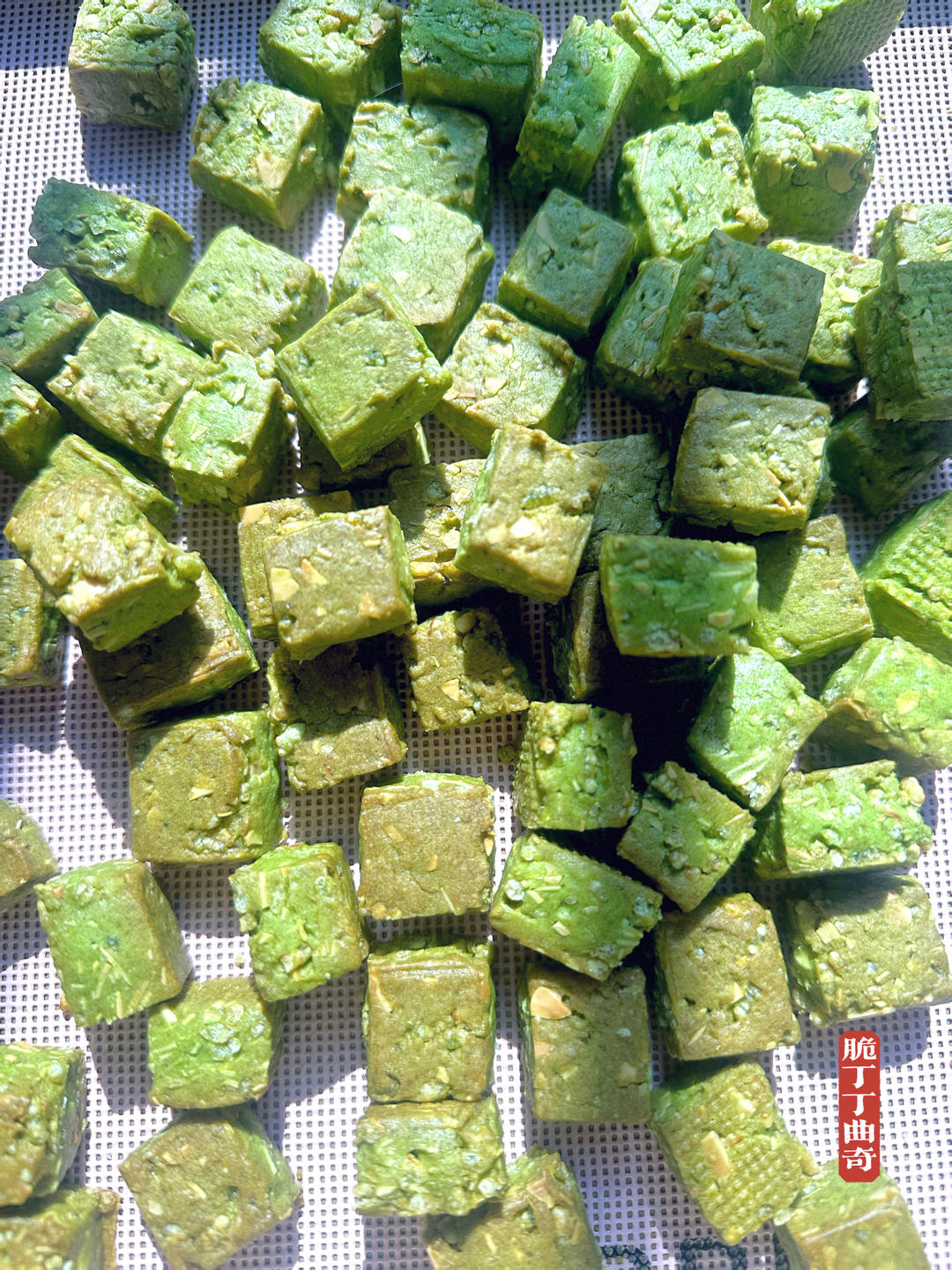 茶香酥脆一口沦陷🔥抹茶玄米丁丁曲奇配方