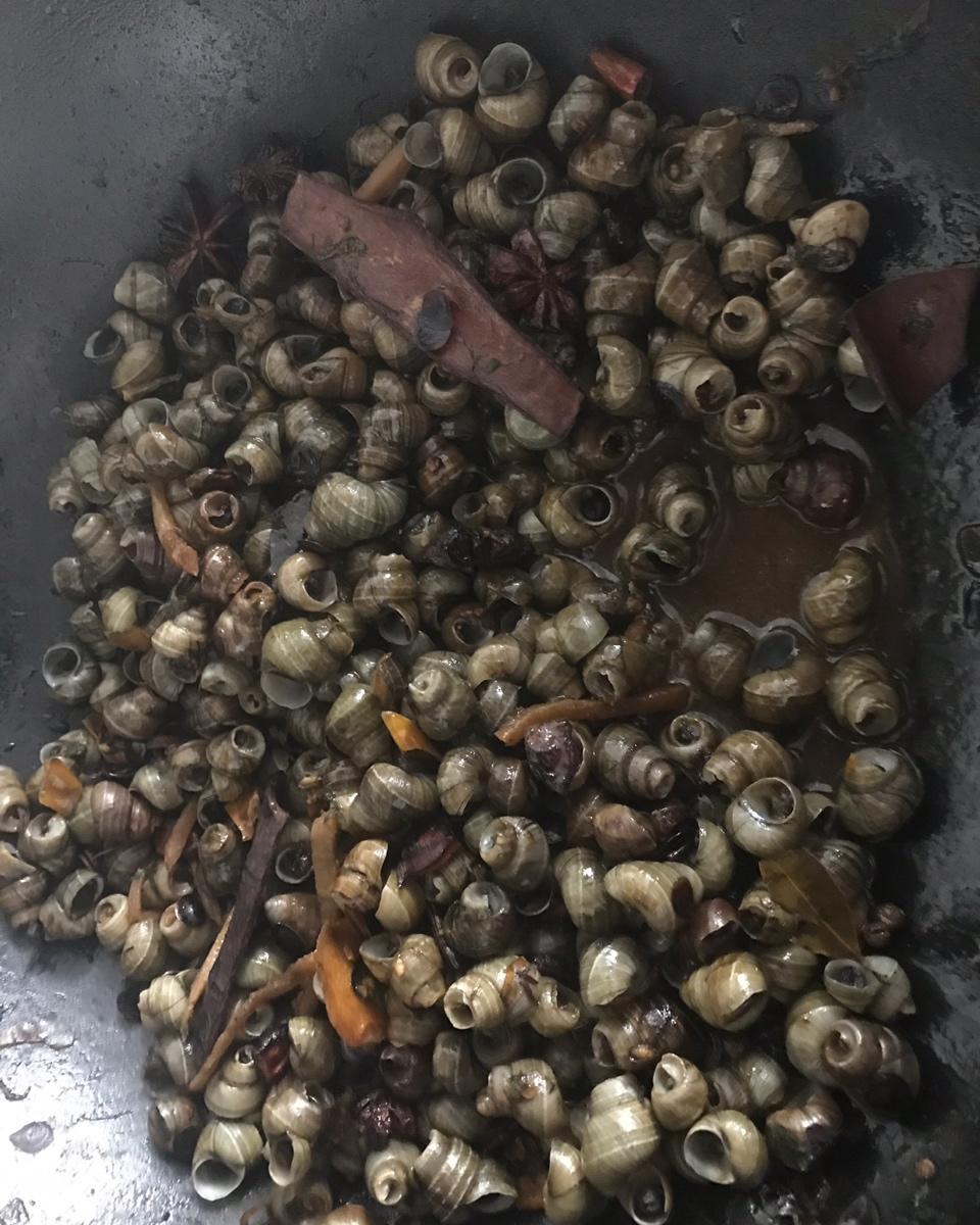 不用豆瓣酱的爆炒螺螺