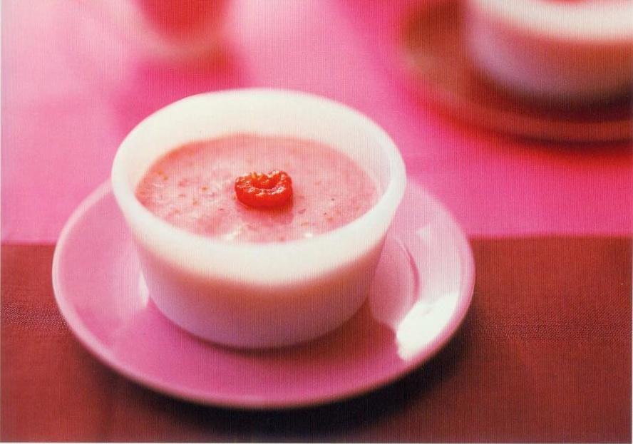 覆盆子(草莓)慕斯-以蓬松的蛋白霜实现低热量目标的做法