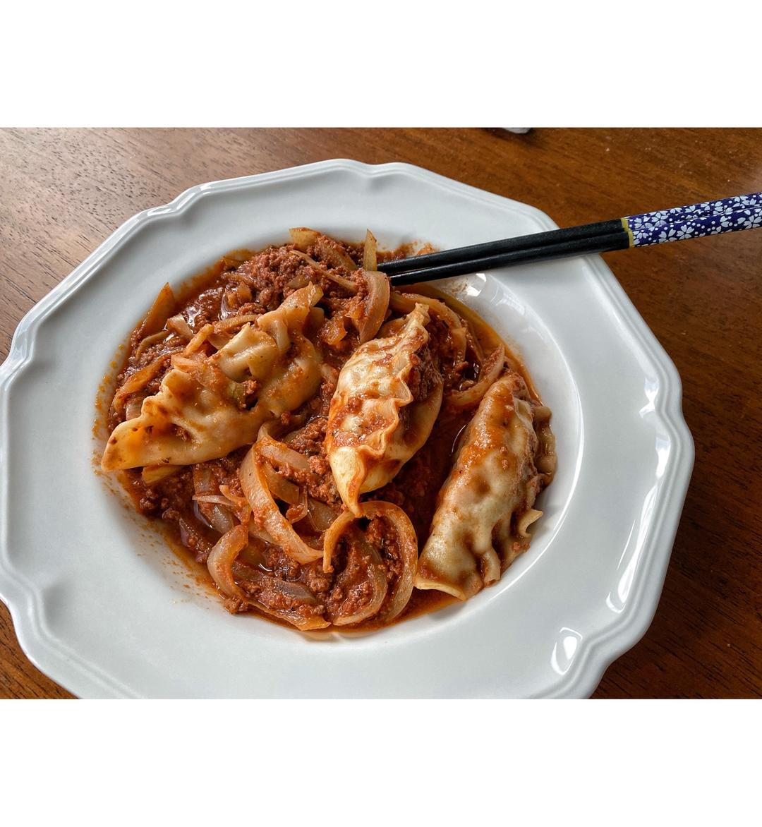 番茄肉酱焗饺子【健康一锅端】不用烤箱