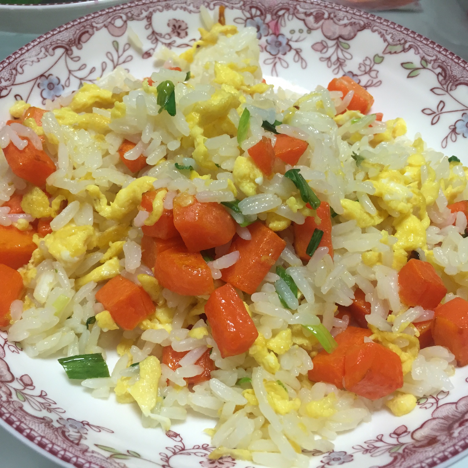 胡萝卜蛋炒饭
