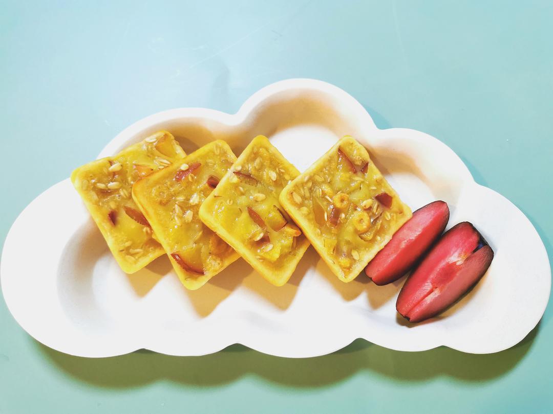 奶香燕麦谷物圈蛋黄布朗尼(蛋清过敏宝宝适用）
