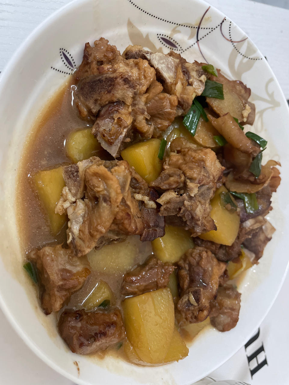 🔥巨好吃的红烧排骨炖土豆❗️懒人版轻松做拿手菜