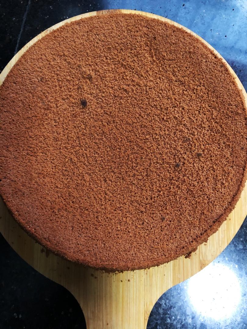 可可戚风蛋糕～8寸～百分百成功