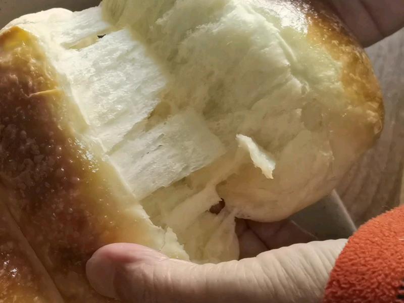 纯奶手撕吐司的做法 步骤1