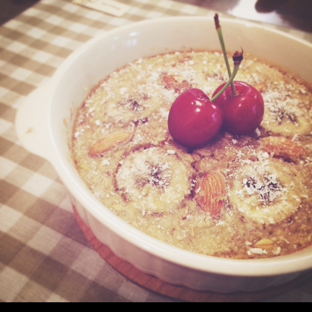 Baked Oatmeal Breakfast 早餐烤燕麦