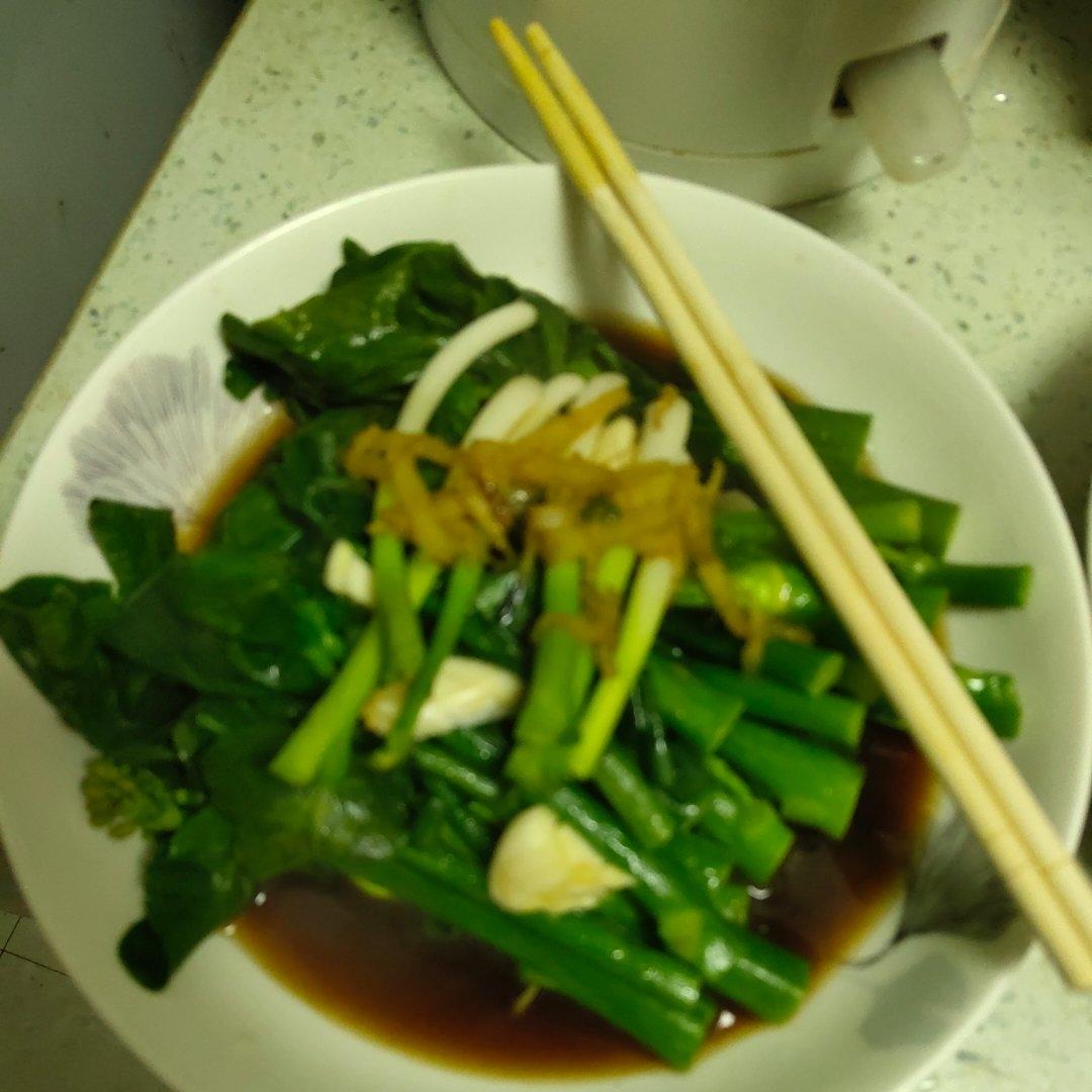 白灼芥蓝  经典快手菜