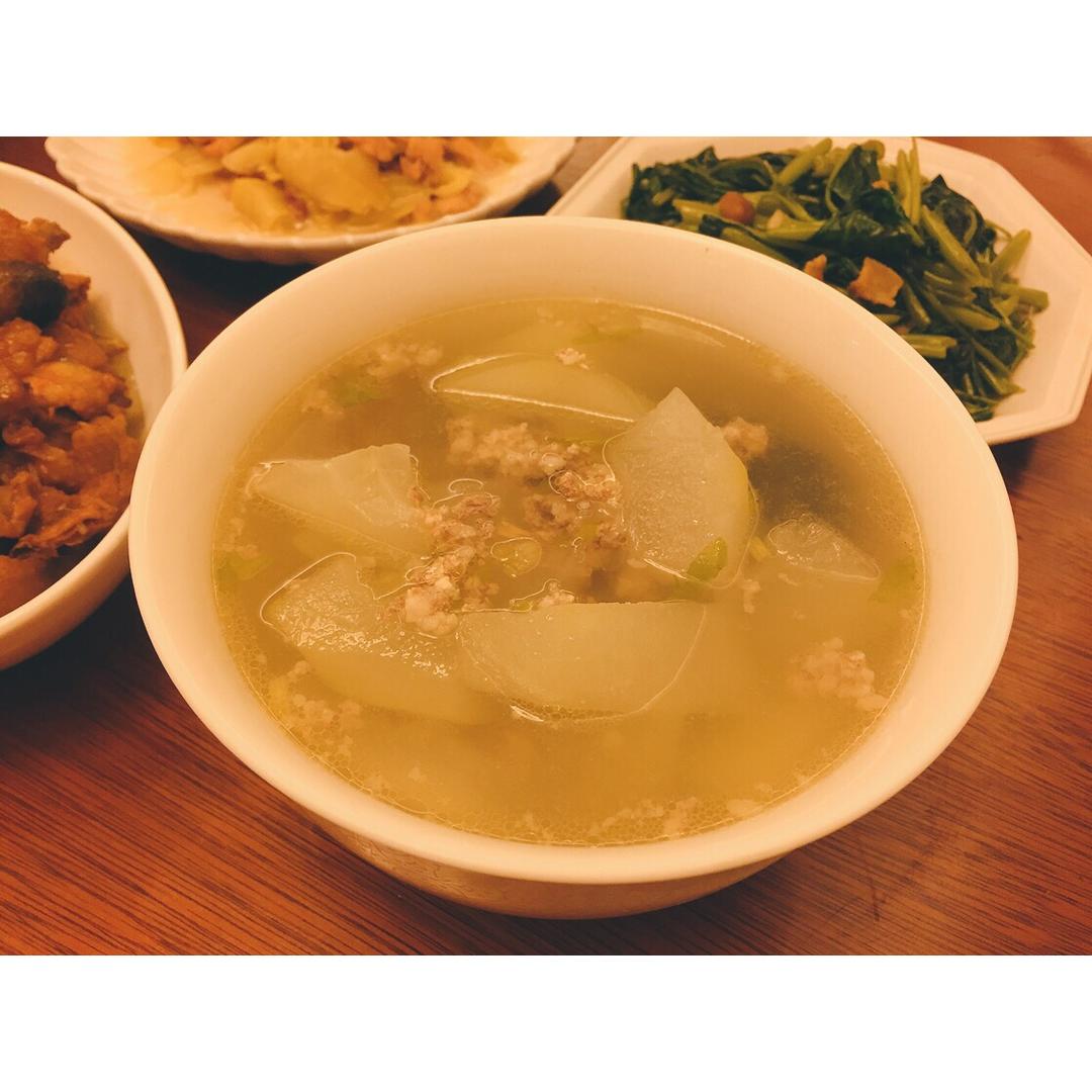 妈妈牌：肉末冬瓜汤