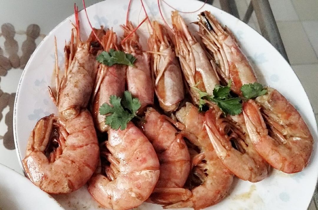 香煎阿根廷红虾