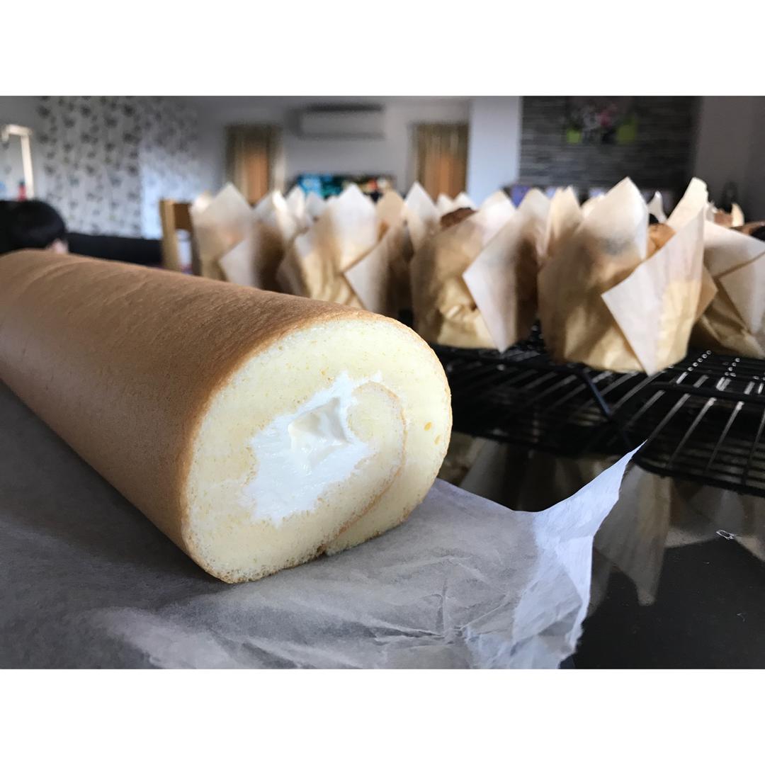 原味蛋糕卷(后蛋法)