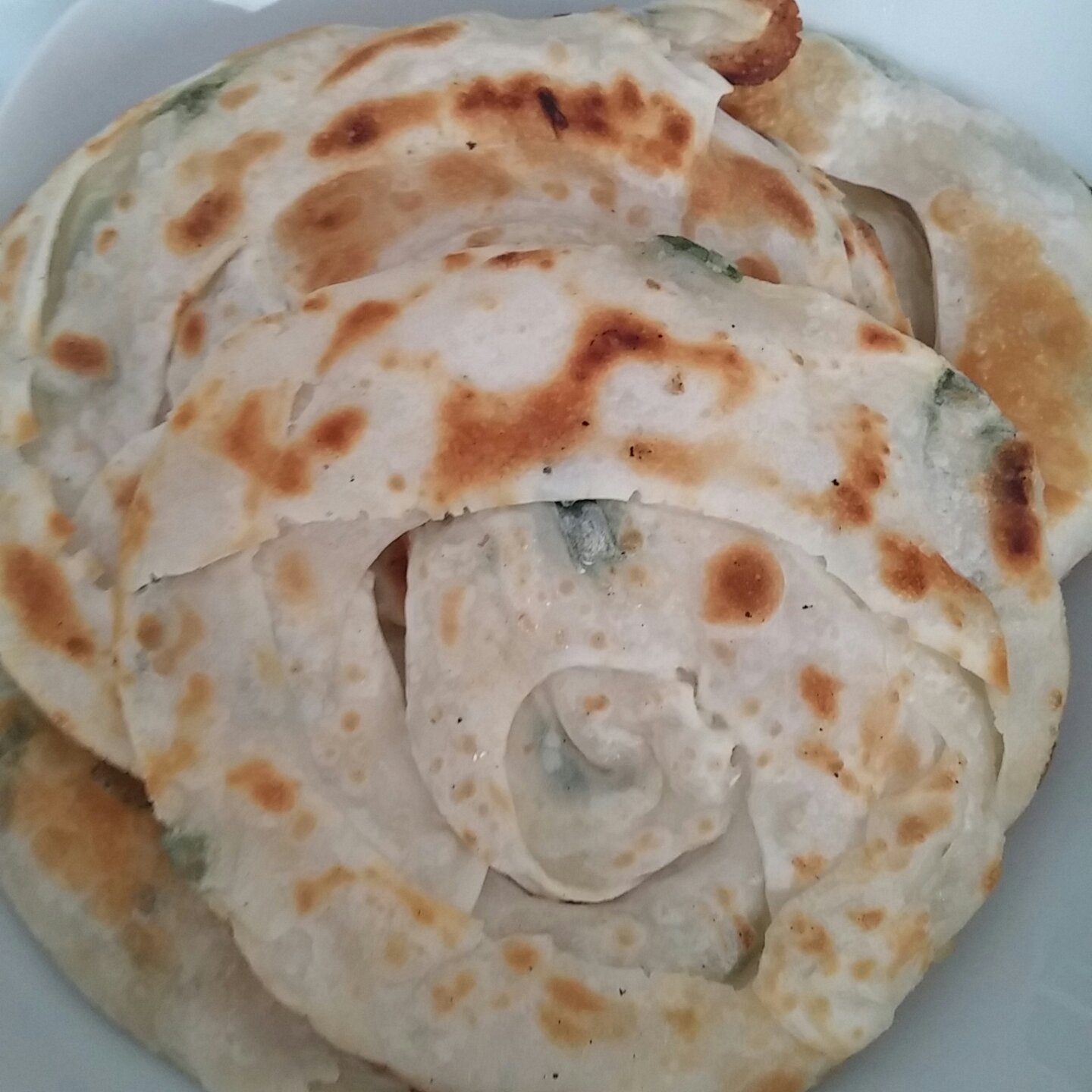 饺子皮葱油饼