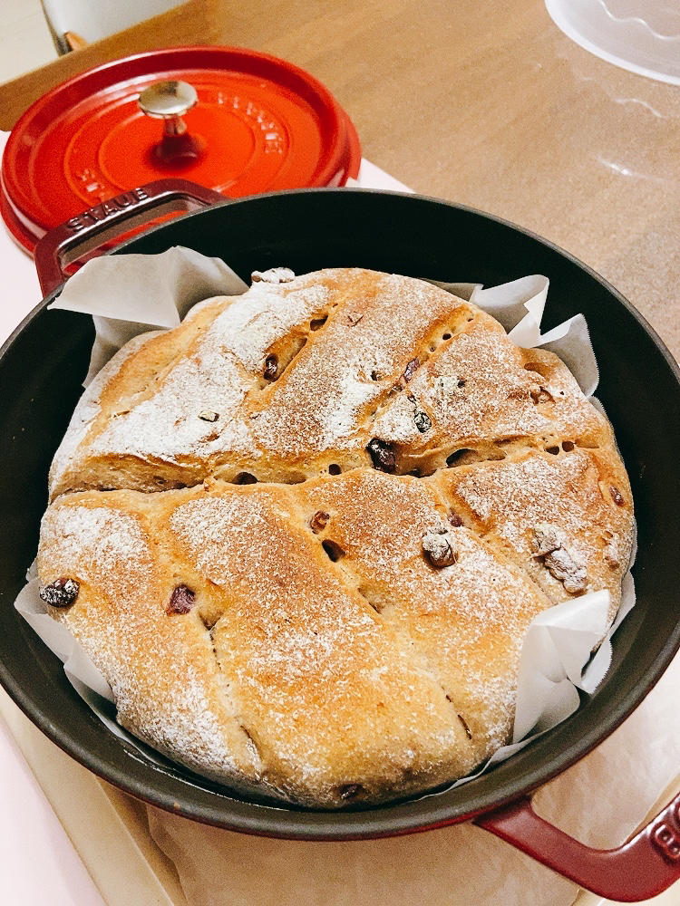 德国婆婆秘方·只多一料·香得上天的全麦核桃蔓越欧包