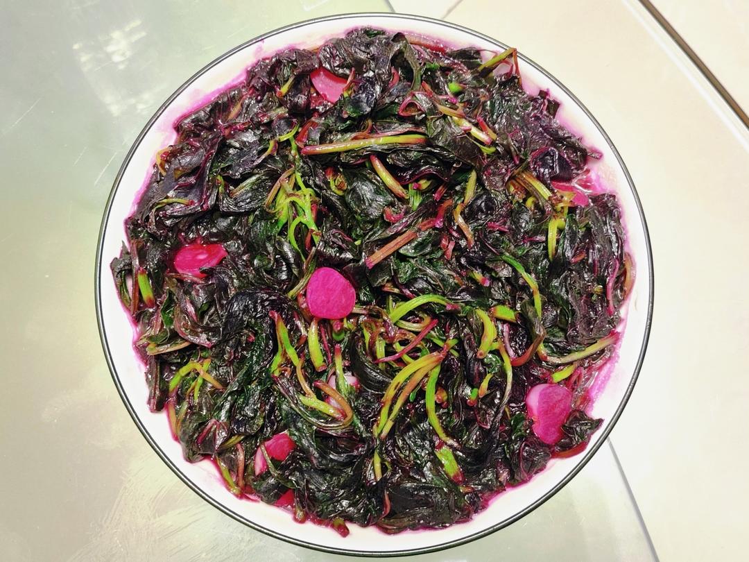 蒜香红苋菜（红汉菜）
