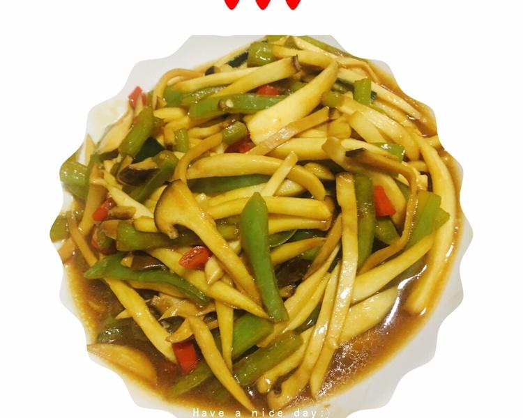 青椒炒杏鲍菇的做法