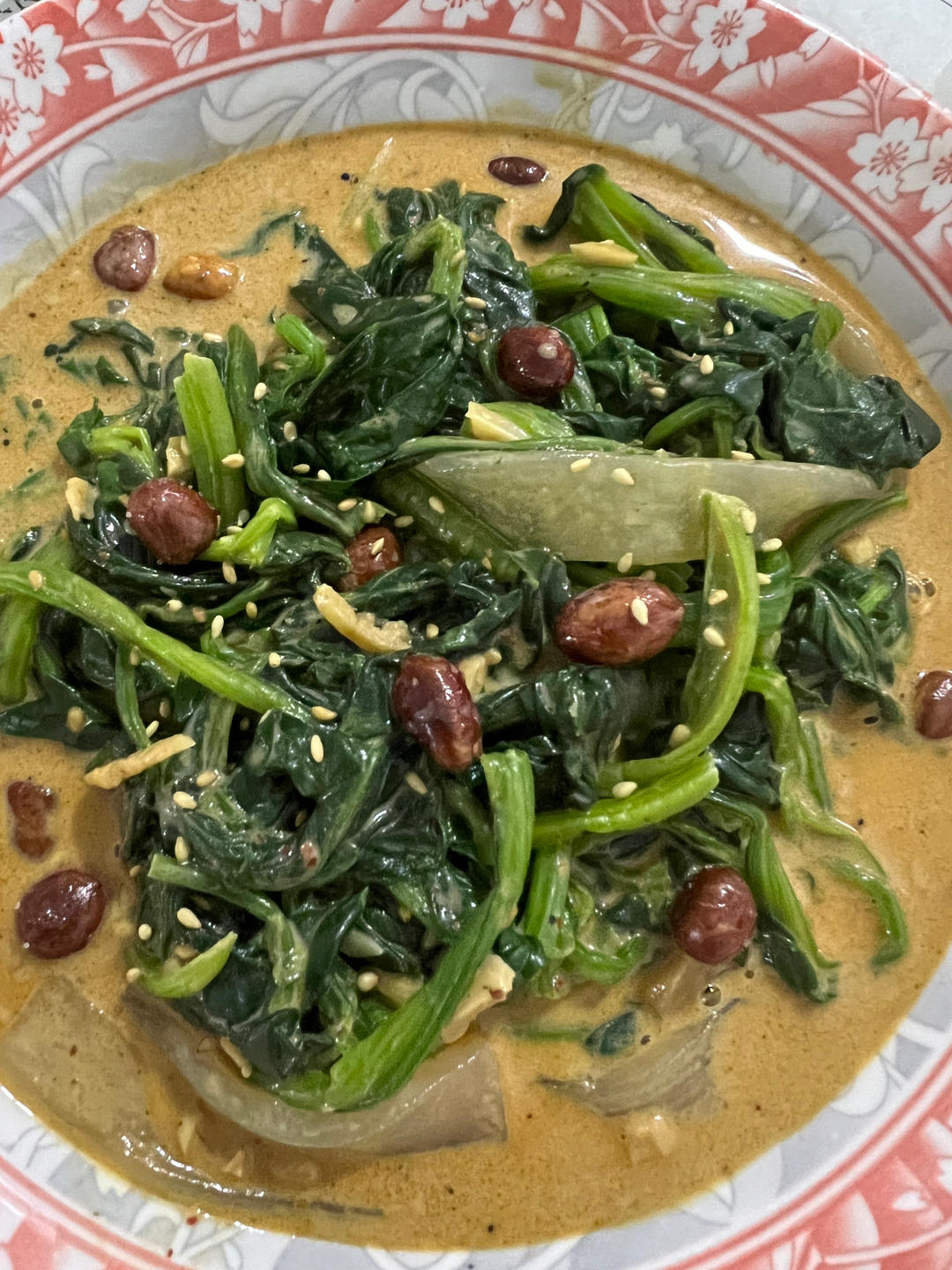开胃爽口又营养的菠菜拌粉丝