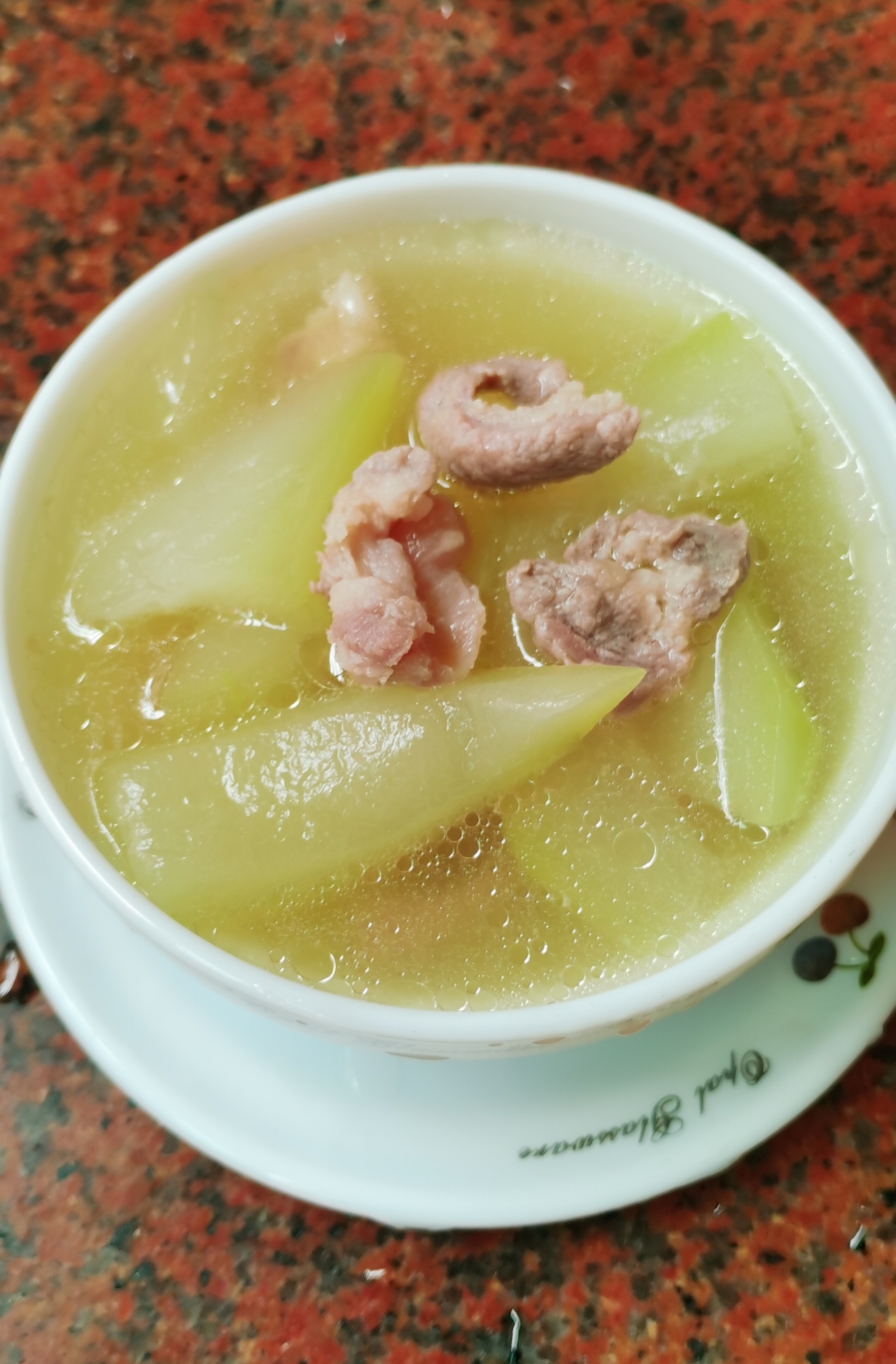 葫芦肉片汤
