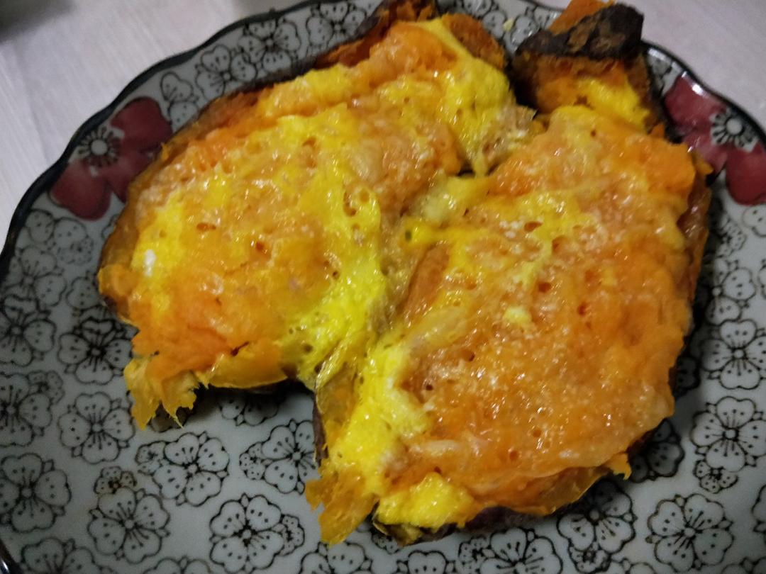 芝士奶油焗红薯