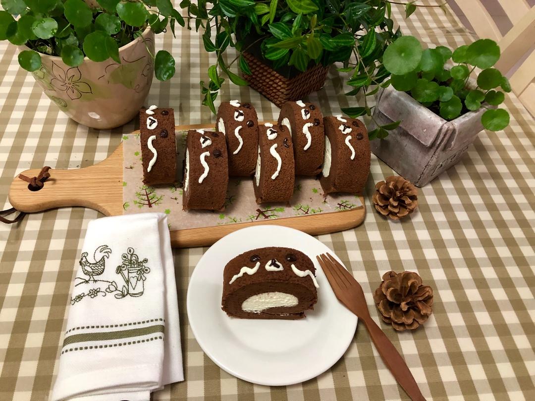 超浓郁卷不裂的巧克力蛋糕卷