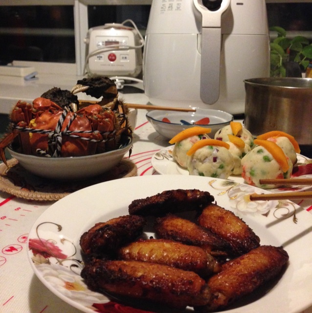 厨房新玩具---空气炸锅，附多个菜谱