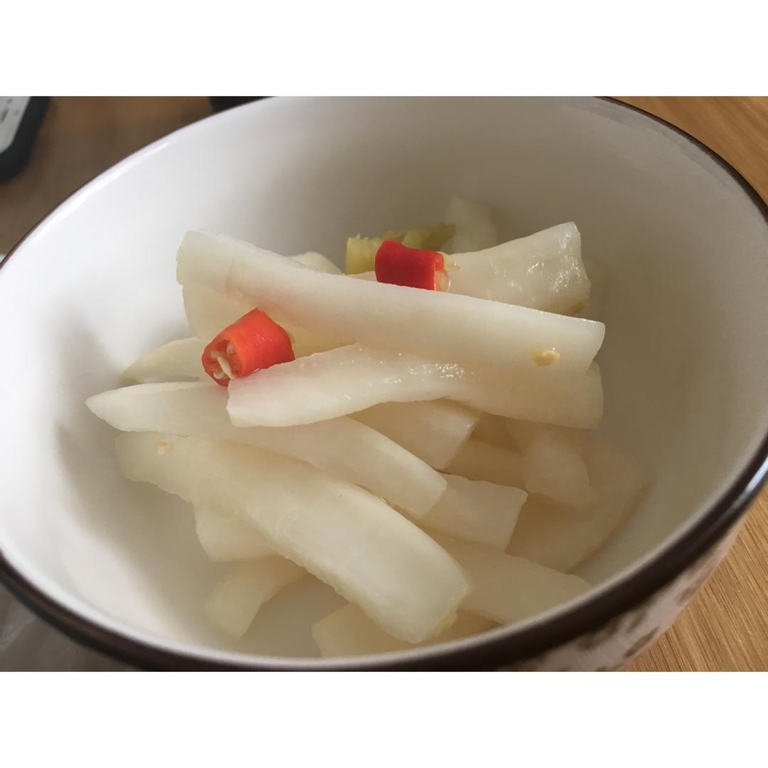 酸甜脆爽腌萝卜