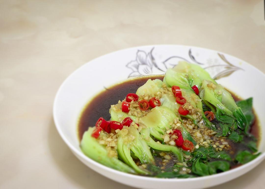 白灼油菜