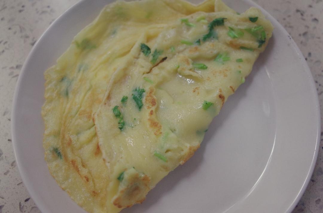 葱花蛋饼（快手营养早餐）