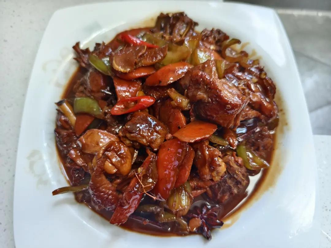 红烧鸡块 焖烧