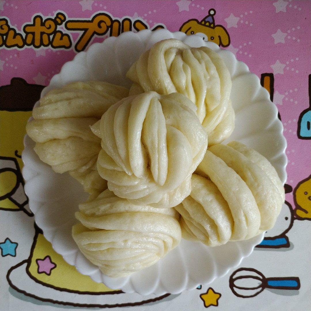 汤种甜馒头（凉了也不硬）