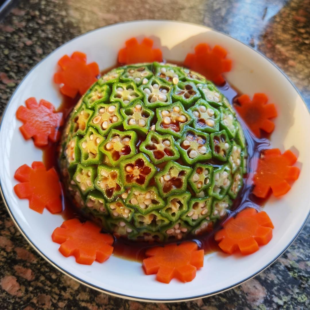 家常菜‼️秋葵满天星，教你做道拿手菜！