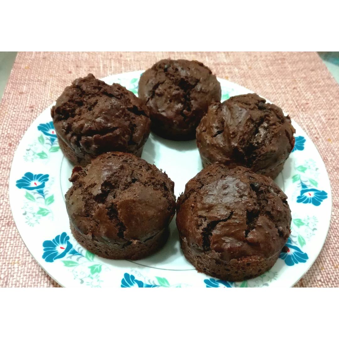 倍量巧克力纸杯蛋糕