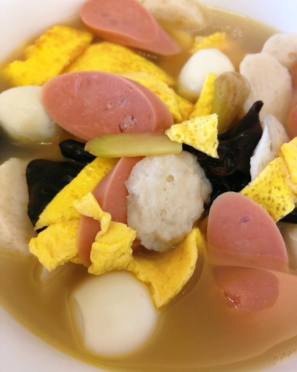 梦莎接待做的美味三鲜汤