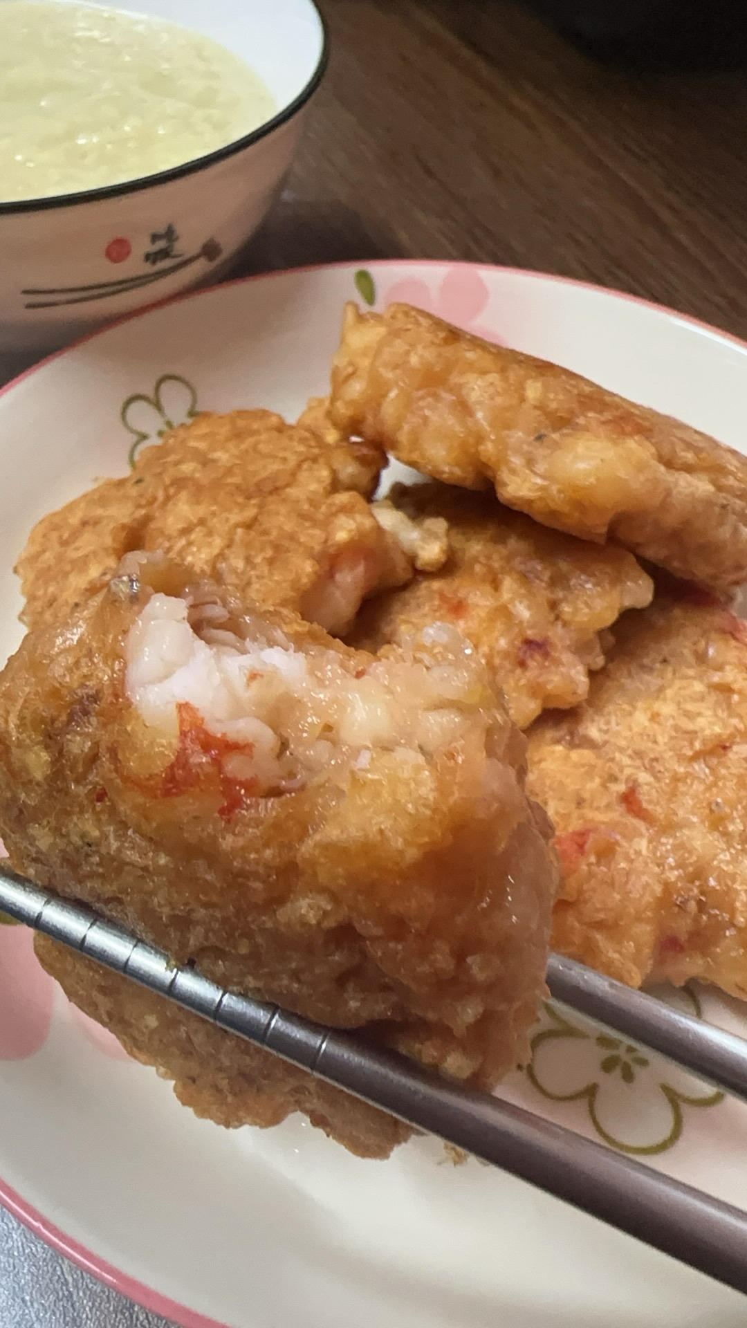 香煎鲜虾饼
