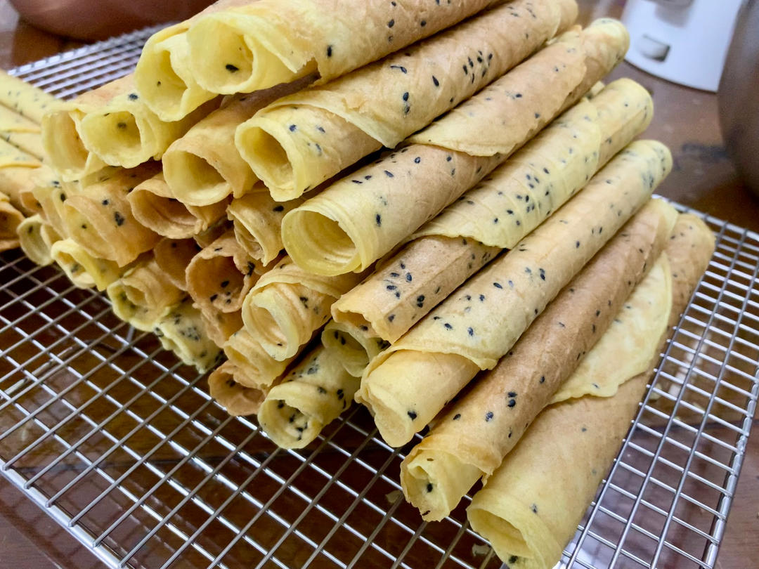 椰子油香酥蛋卷