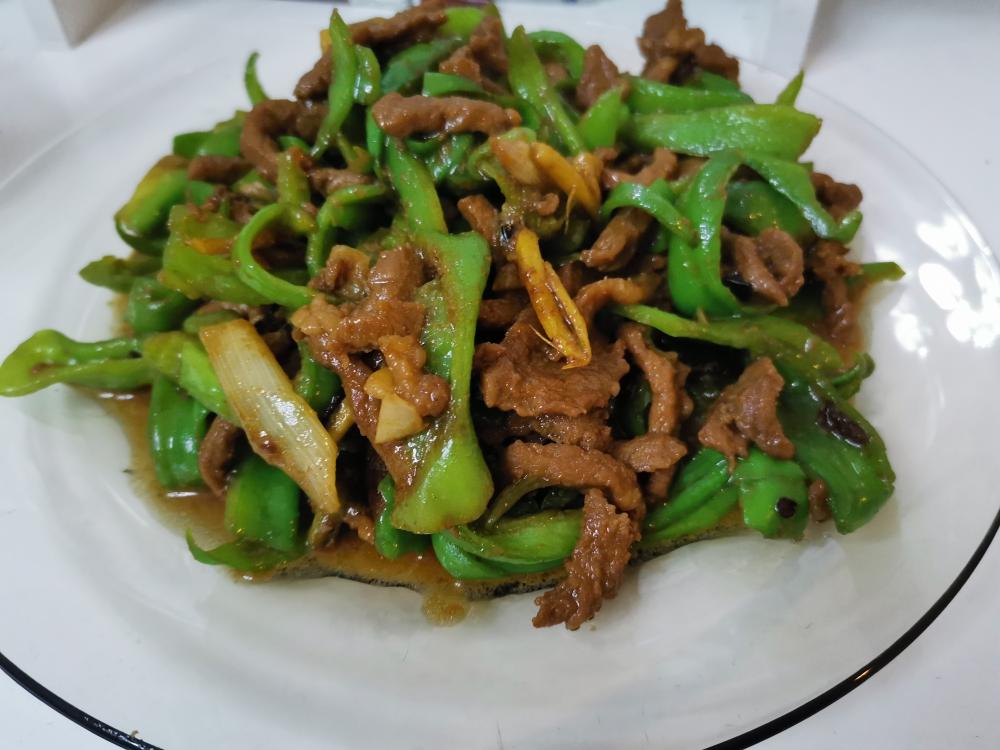 超细步骤：青椒牛肉丝