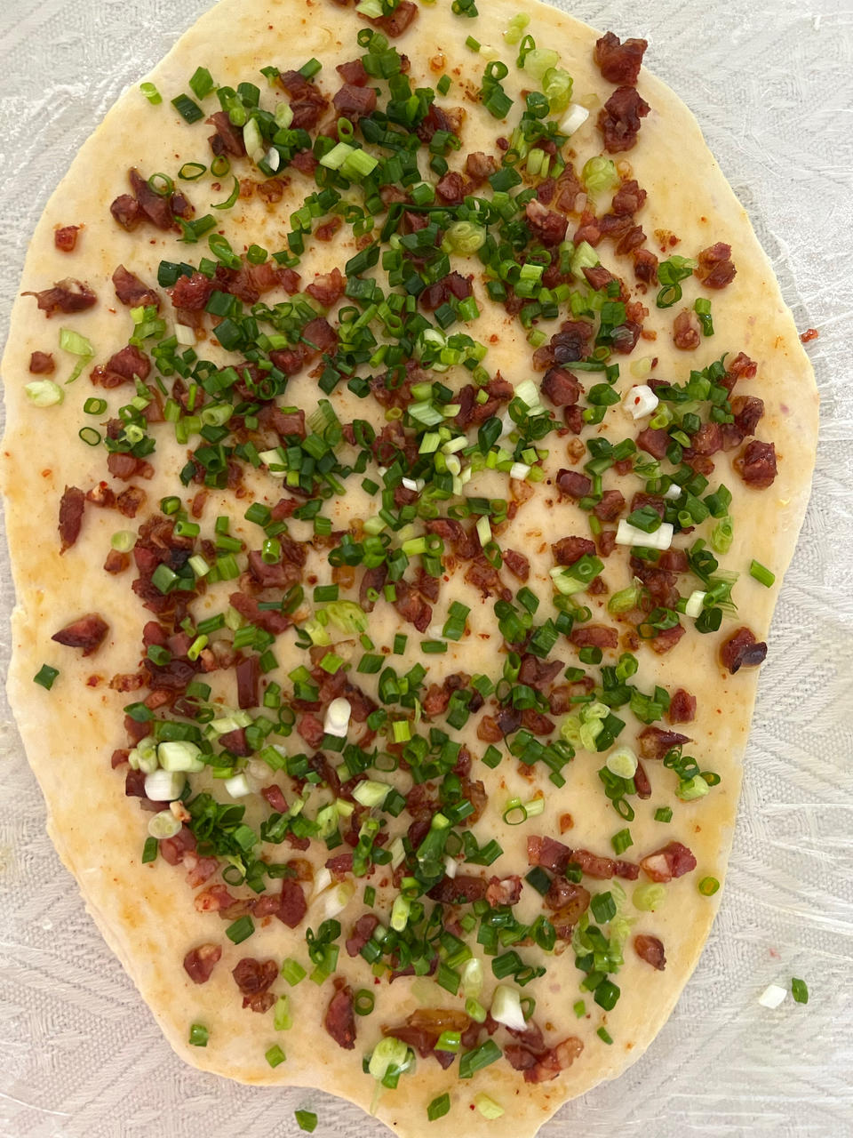 肉沫葱花卷