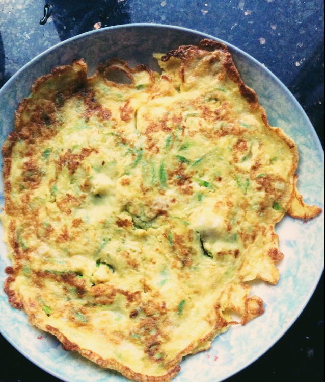 茭瓜鸡蛋饼