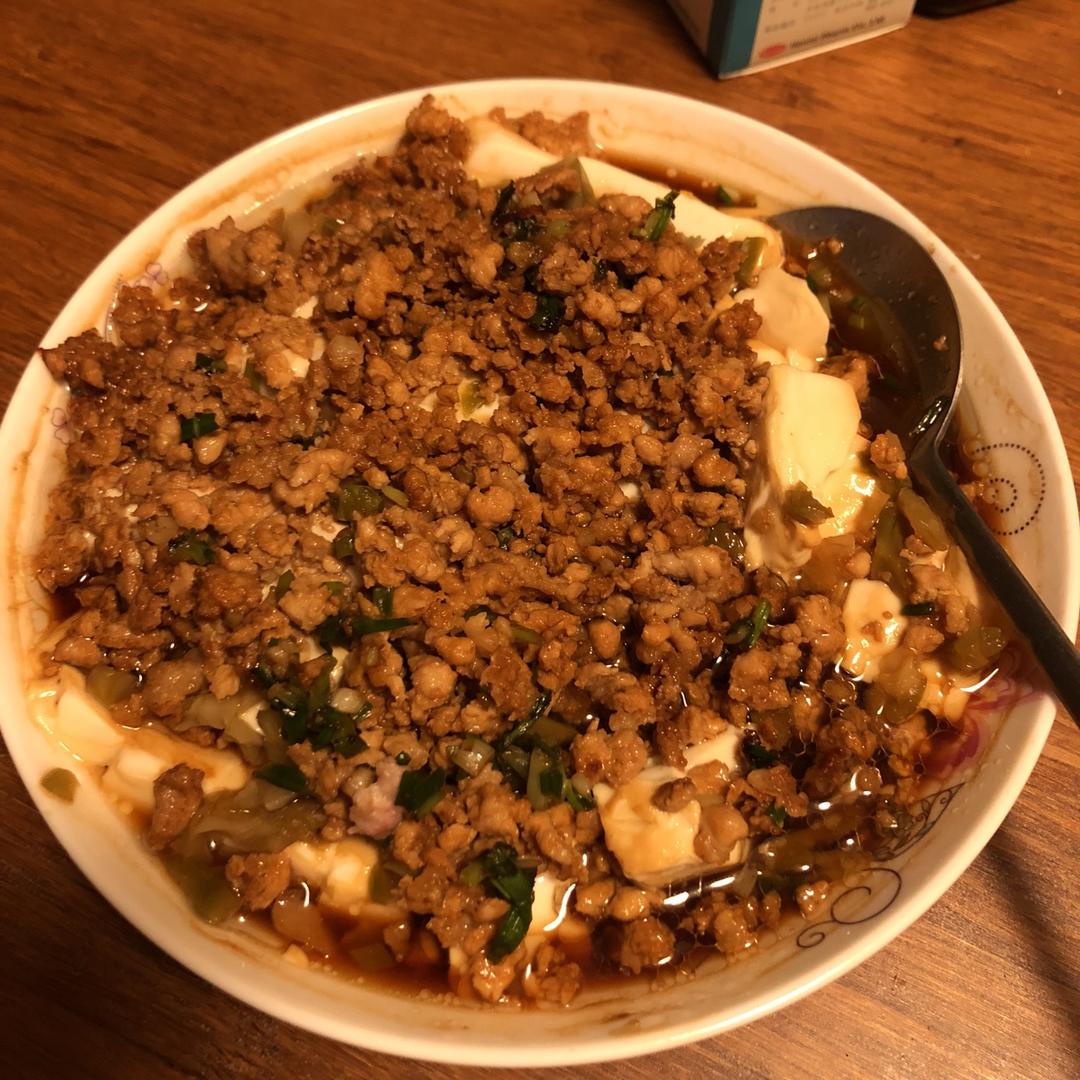 肉末蒸豆腐