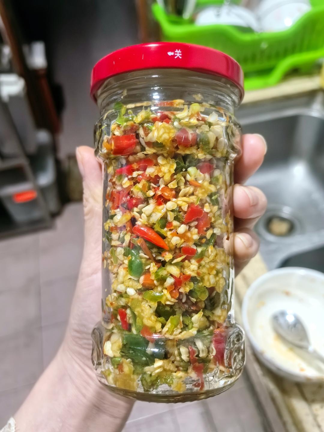 无油版青红辣椒酱