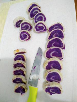 超级简单的紫薯卷的做法 步骤7