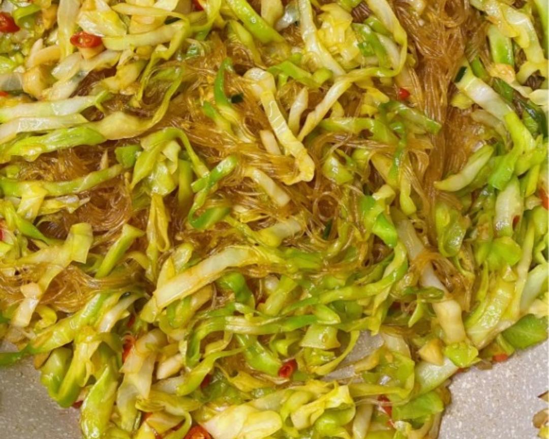 卷心菜炒粉丝